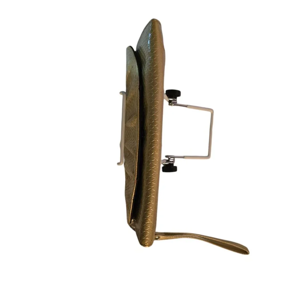 Mundi Gold Sparkly Wristlet With Black Coin Purse - Picture 6 of 10